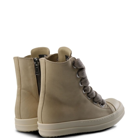 Rick Owens Jumbo Lace leather sneakers Rick Owens Rick Owens Leather Sneakers Jumbo Lace